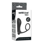 ADDICTED TOYS - VIBRATORISCHER ANALPLUG MIT PENISRING - Vanelion Paradise