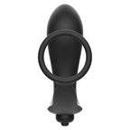 ADDICTED TOYS - VIBRATORISCHER ANALPLUG MIT PENISRING - Vanelion Paradise