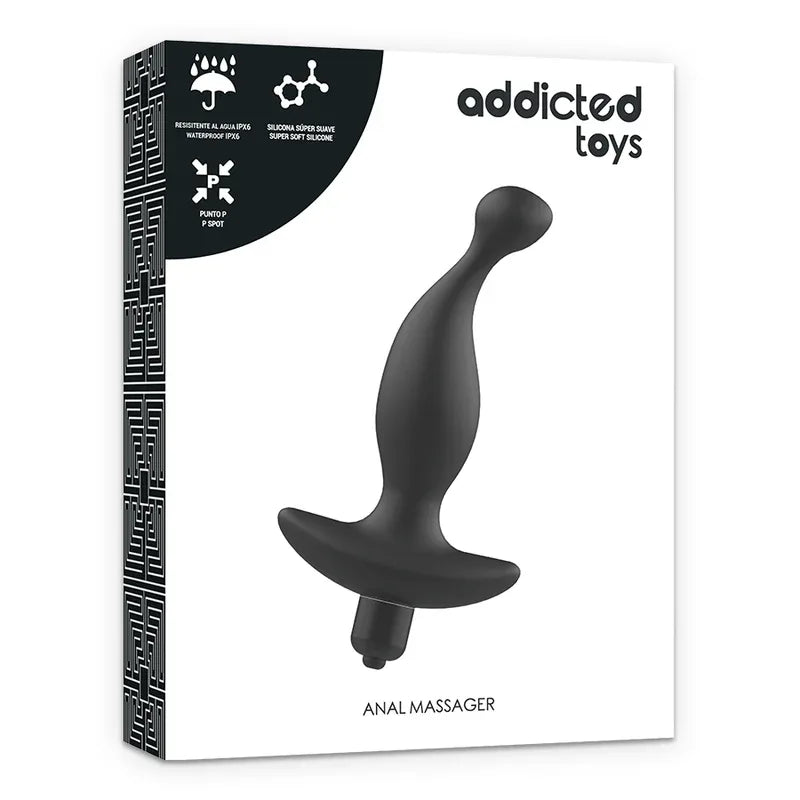 ADDICTED TOYS - ANALMASSAGER MIT SCHWARZER VIBRATIONMODELL 1 - Vanelion Paradise