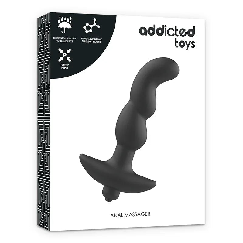 ADDICTED TOYS - ANALMASSAGER MIT SCHWARZER VIBRATION. MODELL 2 - Vanelion Paradise