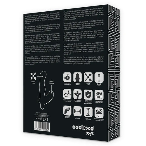 ADDICTED TOYS - P-SPOT VIBE SILIKON PROSTATA ANAL STIMULATOR - Vanelion Paradise