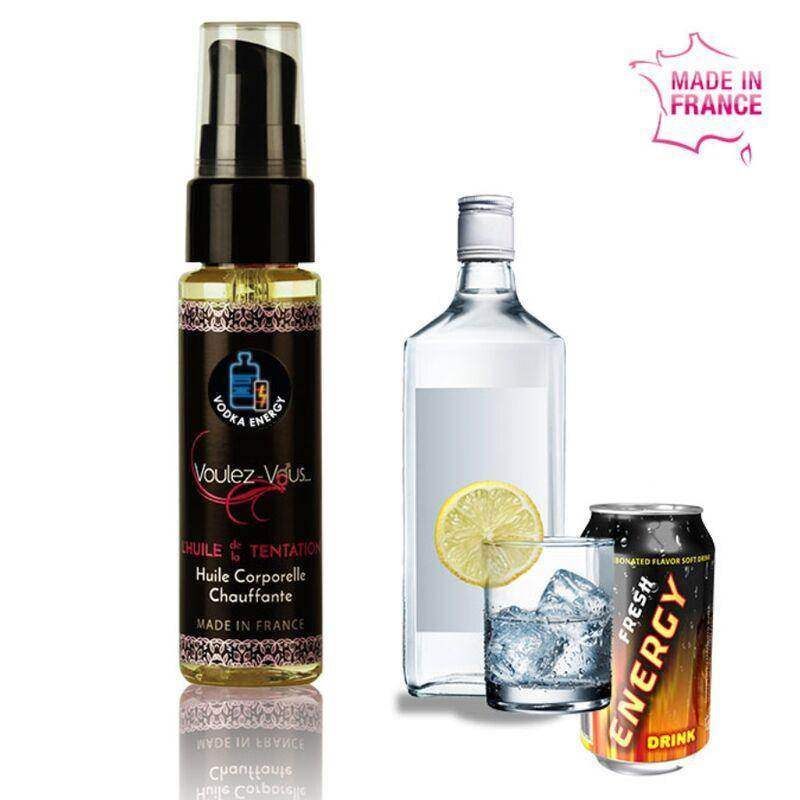 VOULEZ-VOUS - WÄRMENDES KÖRPERÖL - VODKA RED BULL 35 ML - Vanelion Paradise