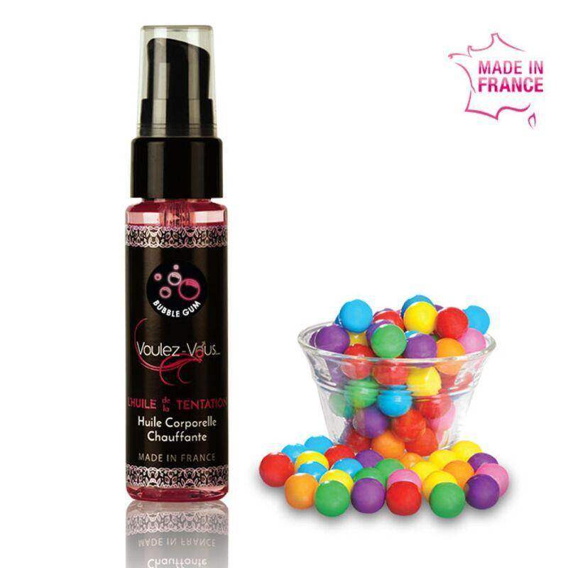 VOULEZ-VOUS - WÄRMENDES KÖRPERÖL - BUBBLEGUM 35 ML - Vanelion Paradise
