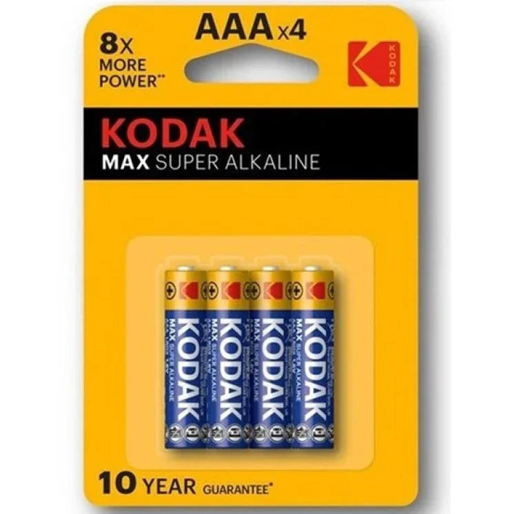 KODAK - MAX SUPER ALKALINE BATTERIE AAA LR03 BLISTER * 4 - Vanelion Paradise