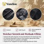 Lederkleid mit Blumenspitze Schwarz – Sinnlich & Geheimnisvoll